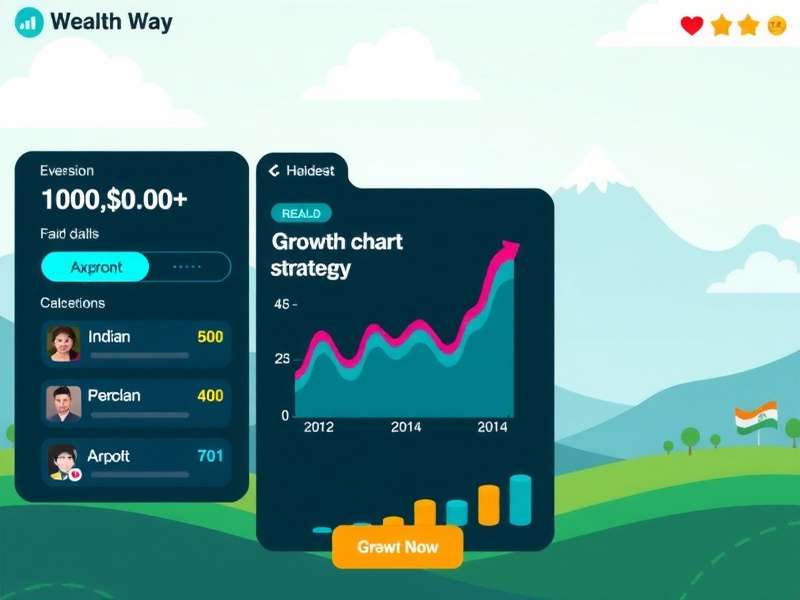 Wealth Way India download growth chart in Indian market